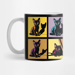 Cat Bombay Pop Art- Cute Kitties Mug